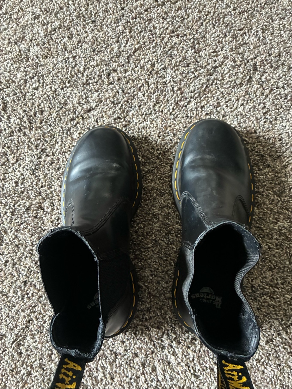 Doc Martens 2976 Black Chelsea Boots Platform EU 38 US 7 - Picture 5 of 6